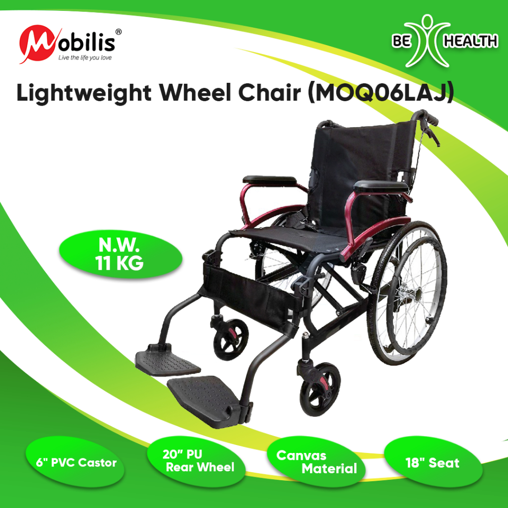 Mobilis Light Weight Wheelchair / Kerusi Roda Ringan ( MOQ06LAJ ...