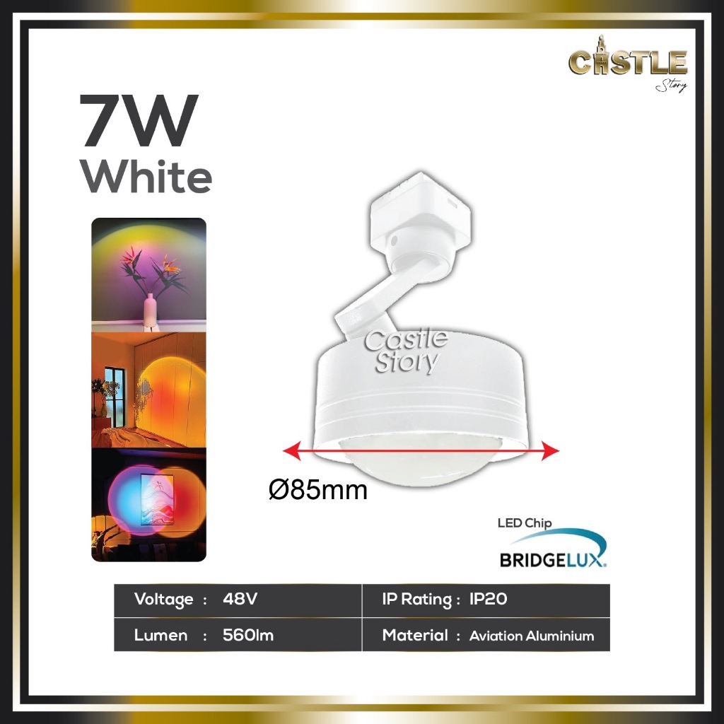 CS Smart Magnetic Track Light Ultra Thin Ultra Slim, Lampu LED Magnetic ...
