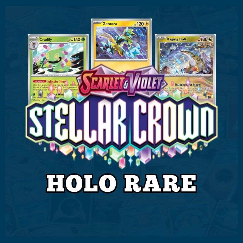Pokemon TCG: Stellar Crown (Holo Rare) | Shopee Malaysia