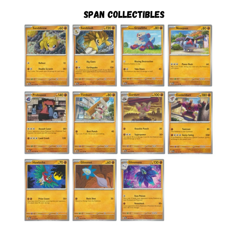 Pokemon TCG - Scarlet & Violet | Twilight Masquerade | Fighting Pokemon ...