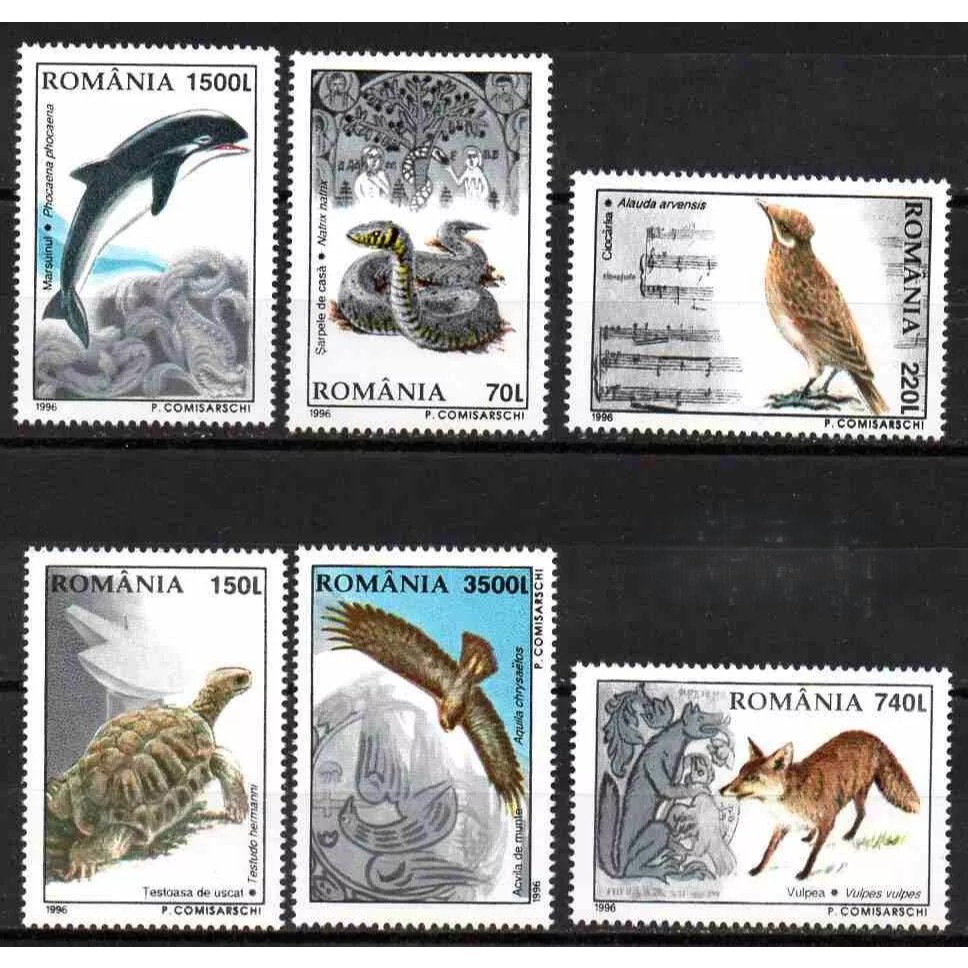 1996 Romania Animals 6v Mint Complete Set Stamp | Shopee Malaysia