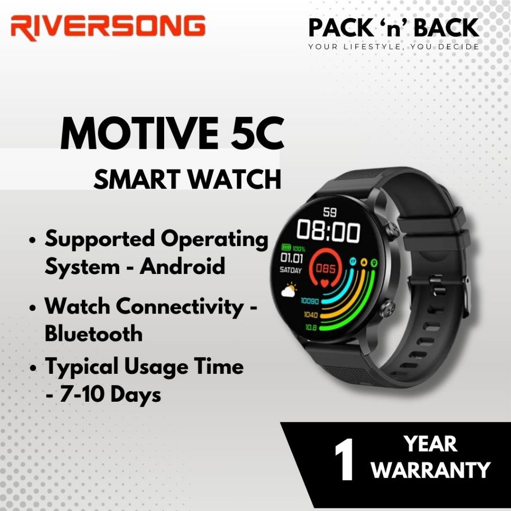 Riversong Motive 5C Smart Watch Sport Watch Fitness Health