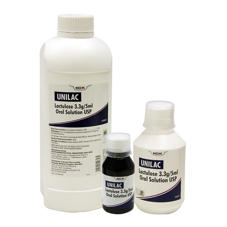 UNILAC Lactulose 3.35g / 5ml Oral Solution USP 100ML/BOT | Shopee Malaysia