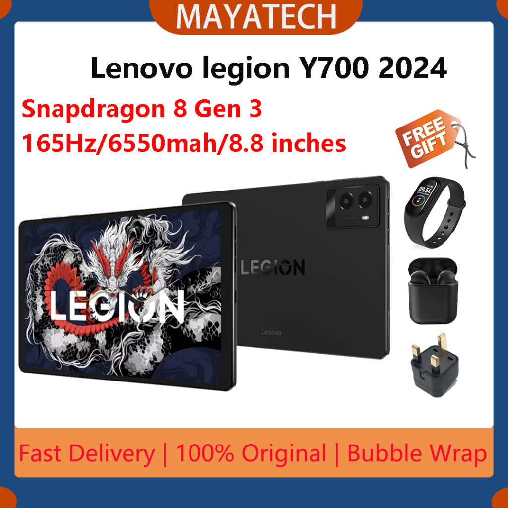 New Lenovo legion Y700 3rd 2024 Gaming Tablet 8.8 Inches 165Hz