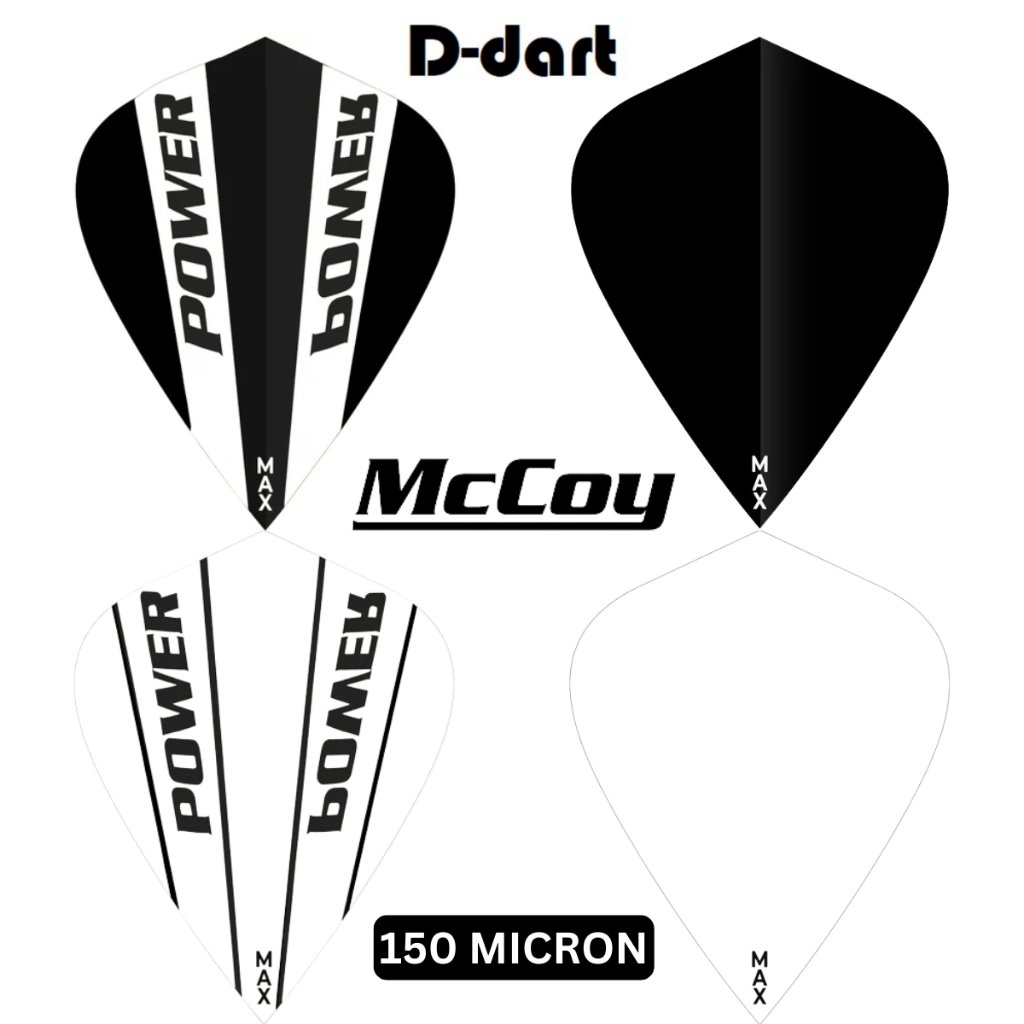 THOR-DARTS Flights 150 Micron - Ultra Strong & Extra Langlebig