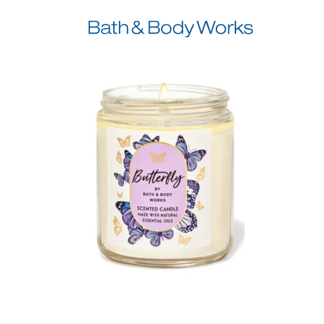 Bath & Body Works Butterfly Candle | Shopee Malaysia