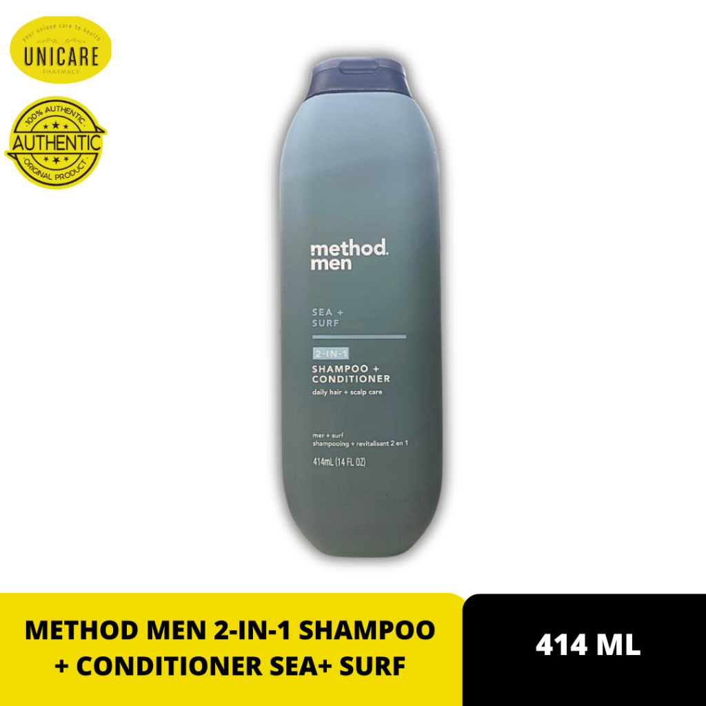 METHOD MEN 2-IN-1 SHAMPOO + CONDITIONER SEA+ SURF 414ML | Shopee Malaysia