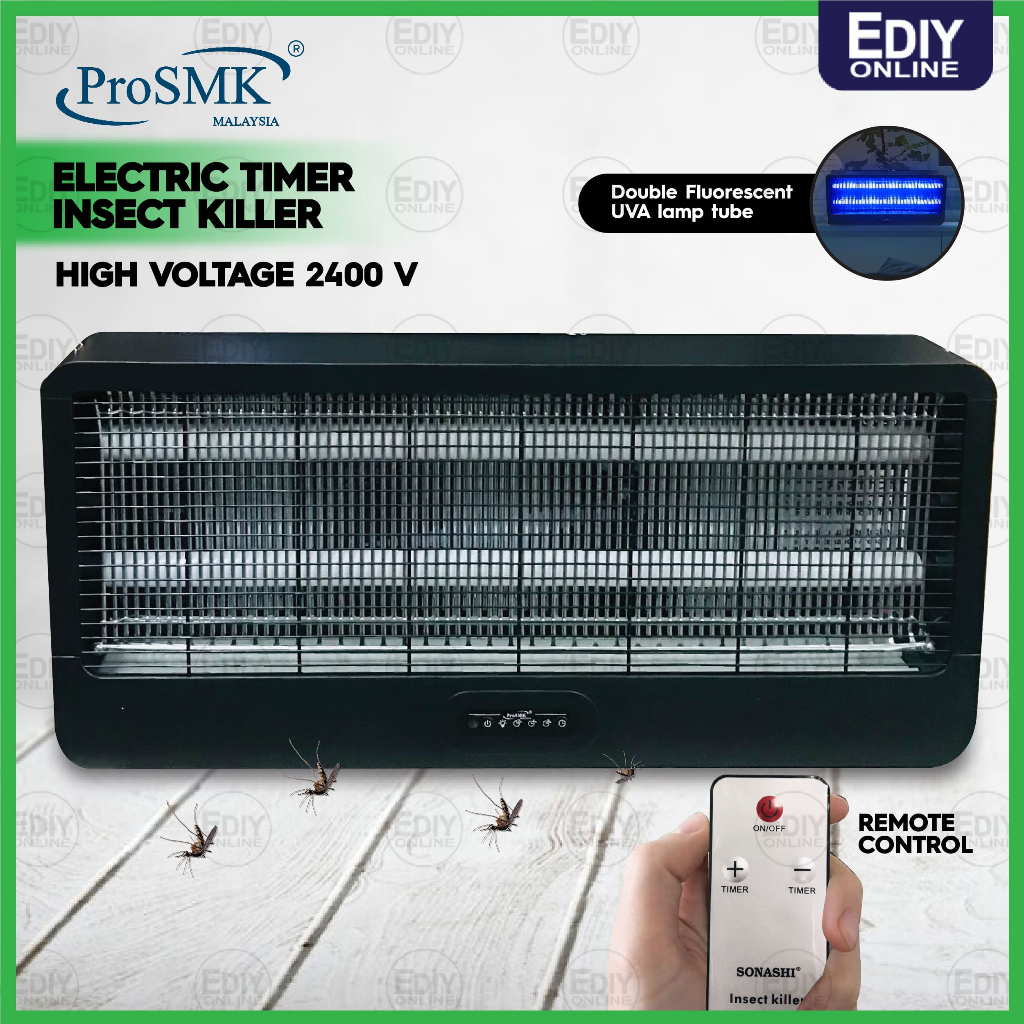 Electric Timer Insect Killer 】 Prosmk 2400W High Voltage Lamp Pest Fly ...