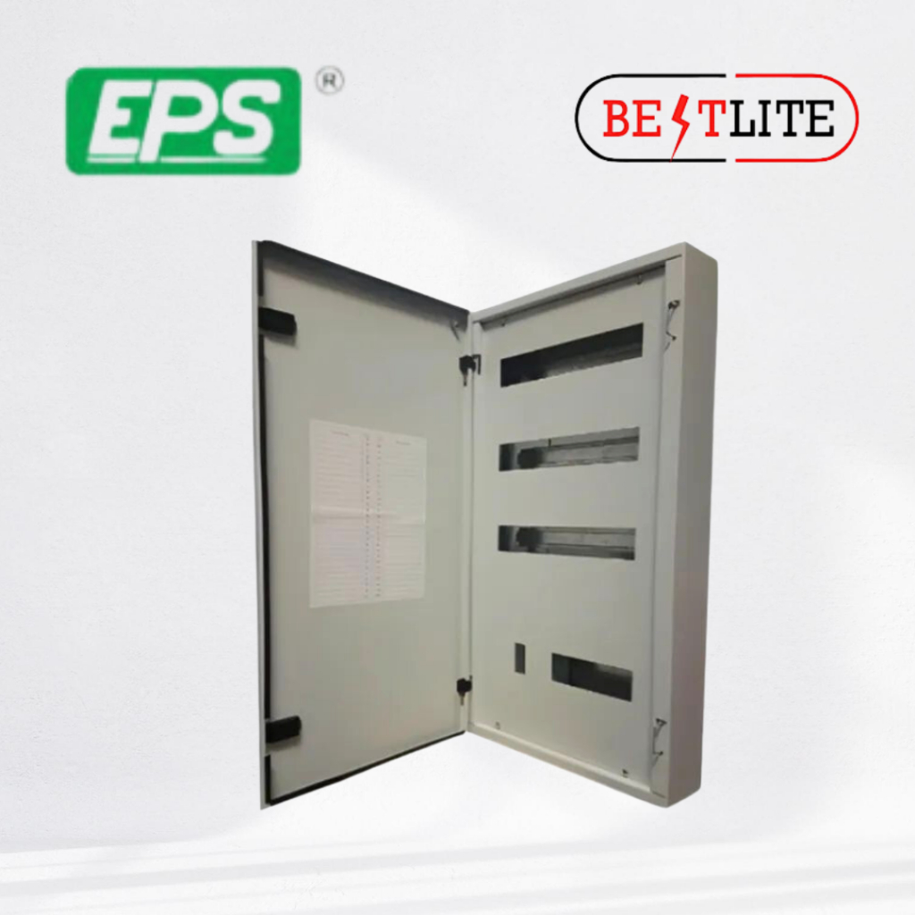 EPS EM-4M 4Row 53Way Metal Clad Enclose DB Box Kotak Logam DB Switch ...