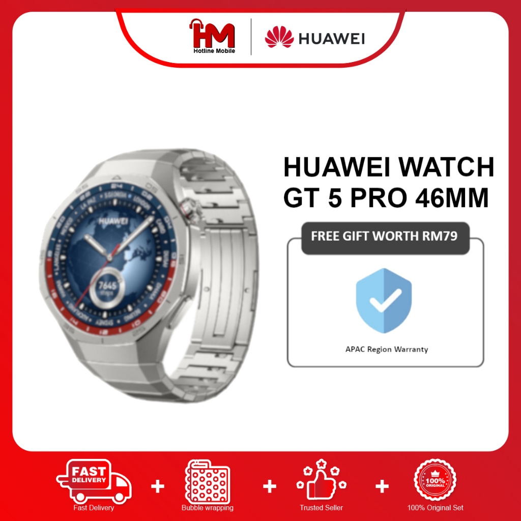 Huawei Watch GT 5 Pro 46mm Smartwatch Original Huawei Malaysia