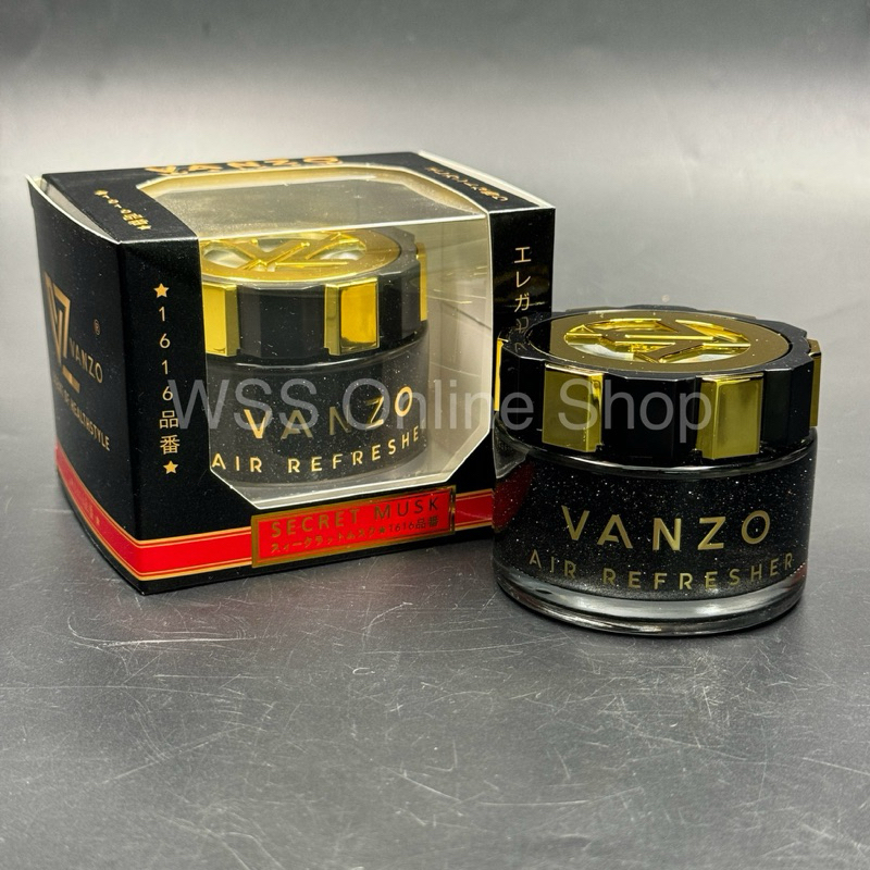 VANZO [Original] Secret Musk LX Dashboard Series Car Perfume (Gel Type)