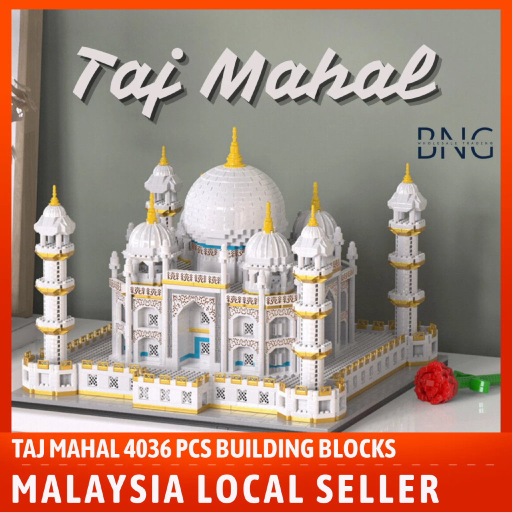 Taj Mahal 4036 Pcs Mainan Blok Bangunan Yang Mantap Dan Unik Sesuai ...