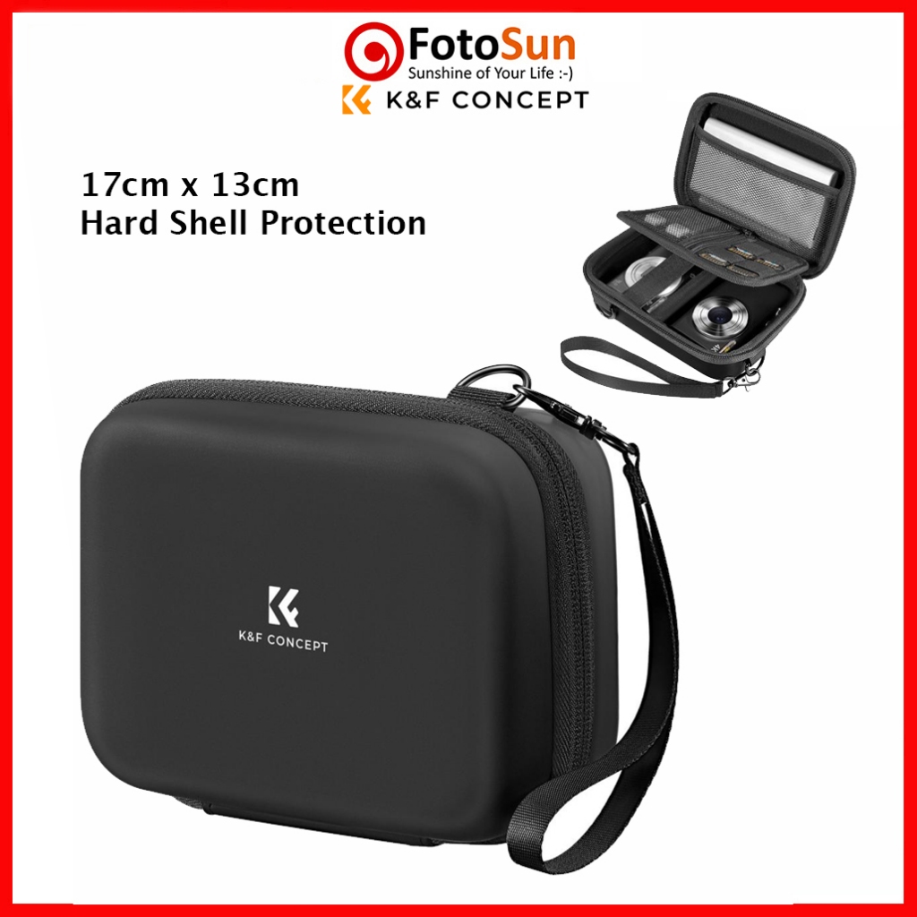 K&F EVA water resistant hard shell camera gadget battery storage box ...
