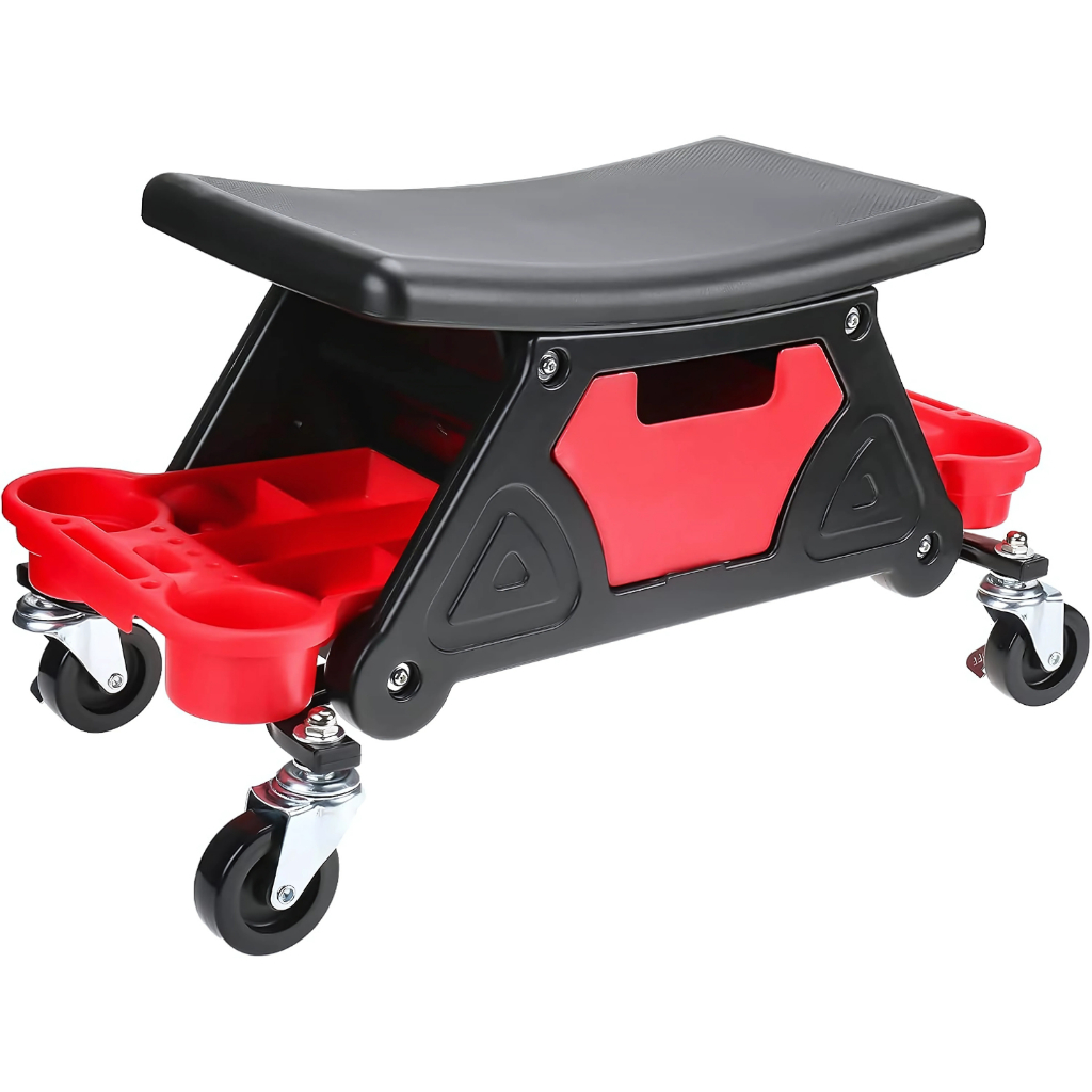 MACS Premium Detailing Chair Stool - Detailing Seat Cart - Roller Cart ...