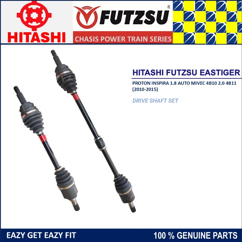 [2 IN 1] - DRIVE SHAFT SET FOR PROTON INSPIRA 1.8 2.0 AT MITSUBISHI ...