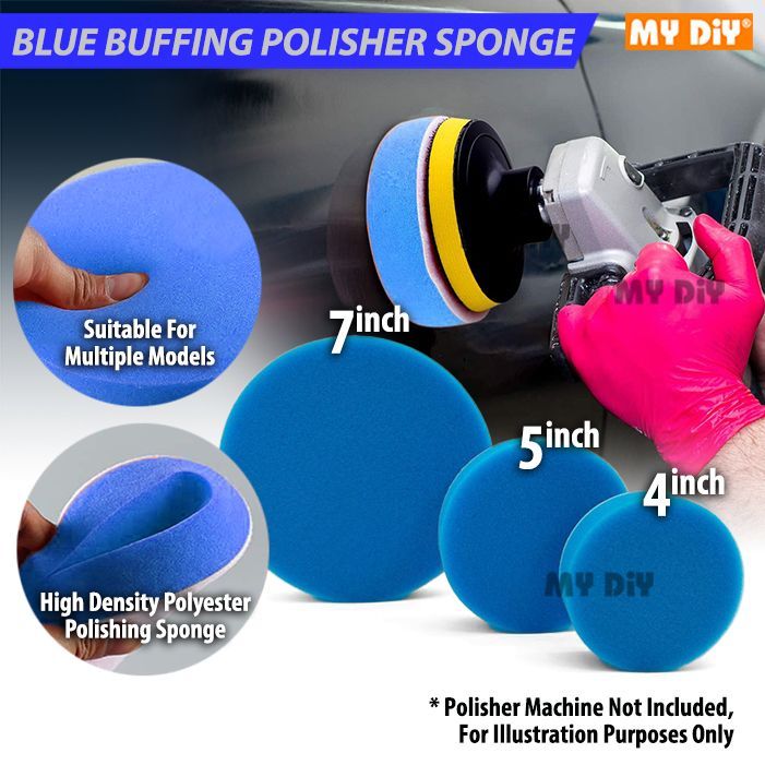 MYDIYHOMEDEPOT - Polish Sponge Buffing Polisher Car Sponge Polishing ...