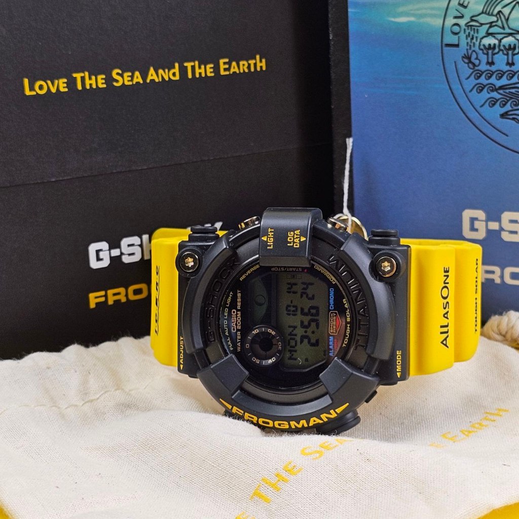 G Shock Original Model GW 8200K 9 Frogman ICERC x G Shock Love The Sea And The Earth New Item 2023 Shopee Malaysia