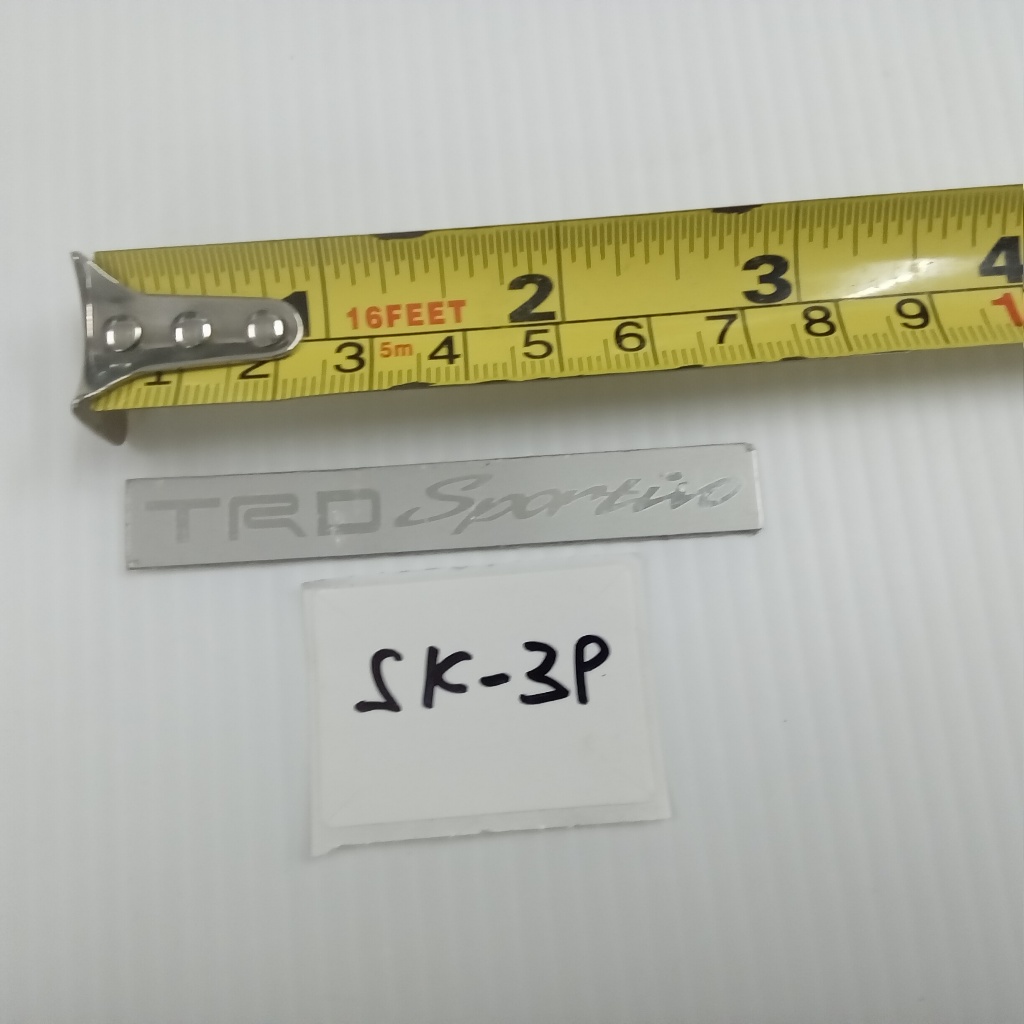 (1PCS SK-3P) (Old stock Without 2way Tape) TRD Sportivo Word Side skirt ...