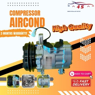 3 MONTH WARRANTY COMPRESSOR PERODUA KELISA/KENARI/KANCIL(SANDEN SYSTEM ...