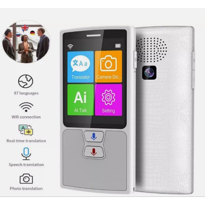87 Languages Smart Translator Instant Real Time Voice Translation