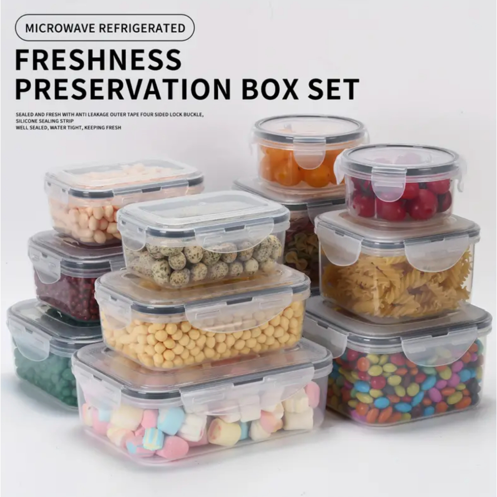 SimplePack - 12pcs Set Fresh Storage Container, Preservation Box With ...