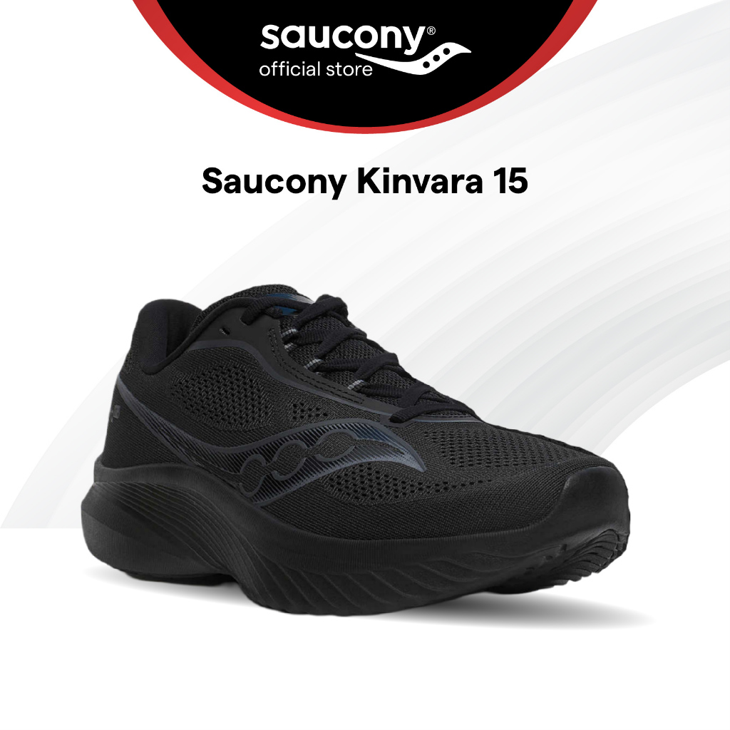 Saucony Kinvara 15 Road Running Lightweight Shoes Men s TRIPLE BLACK S20967 201