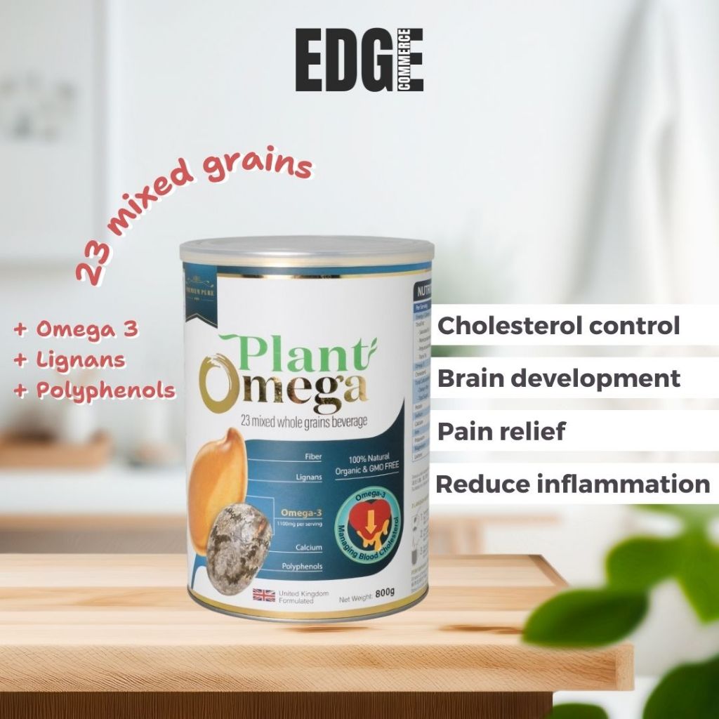 PREMIUM PURE Plant Omega 3 Mixed Whole Grains Beverage (800g) Minuman