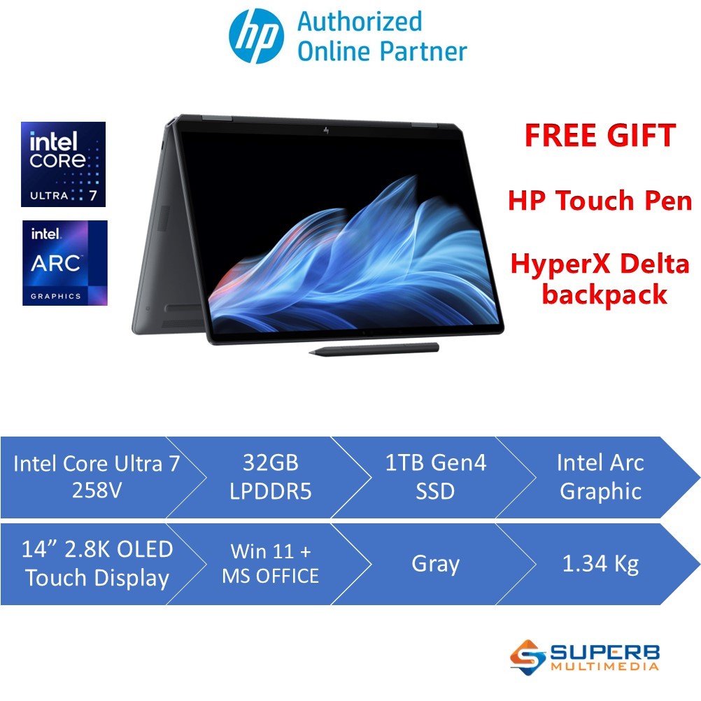 HP OmniBook Ultra Flip Laptop 14fh0034TU Laptop (Intel CU7258V 32gb