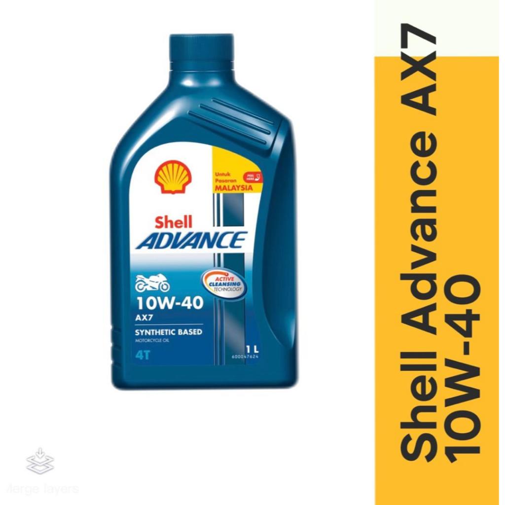 SHELL ADVANCE AX7 10W 40 15W 50 SCOOTER Shopee Malaysia