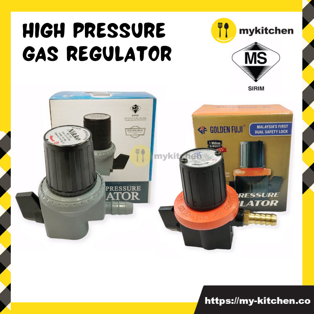[MY KITCHEN] High Pressure Gas Regulator Sets Golden Fuji Nikko Cooker ...