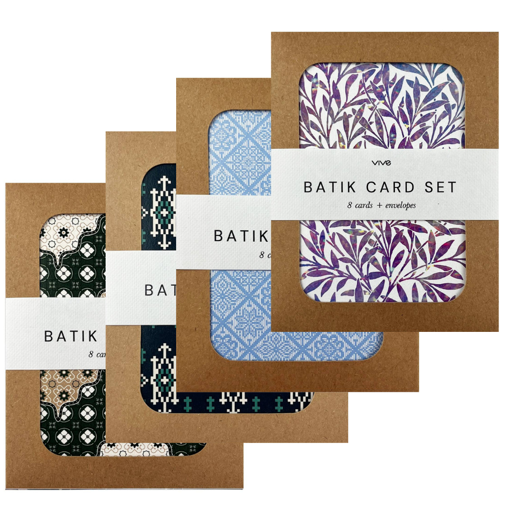 Vive - Batik Card Set | Shopee Malaysia