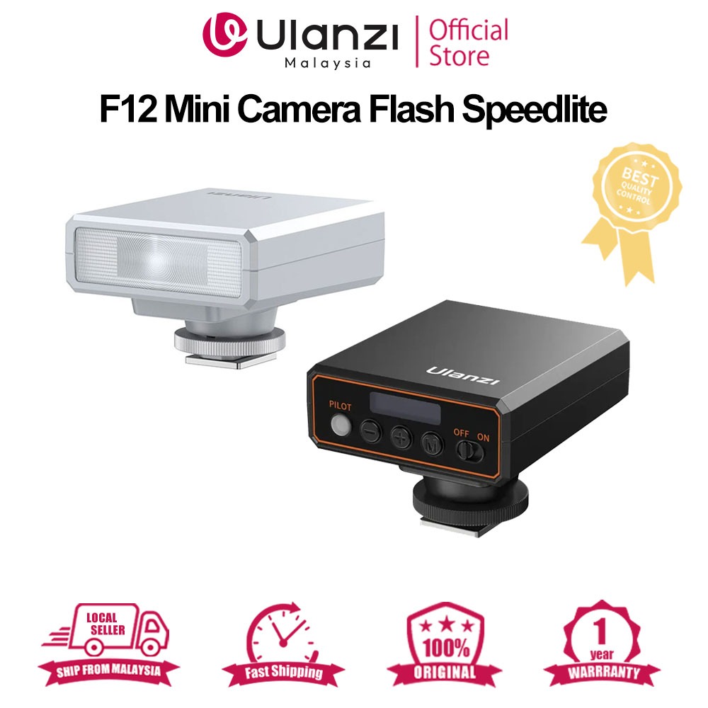 Flash Ulanzi F12 Mini - Speedlite Portable Pour Appareil Photo Sony Canon Nikon