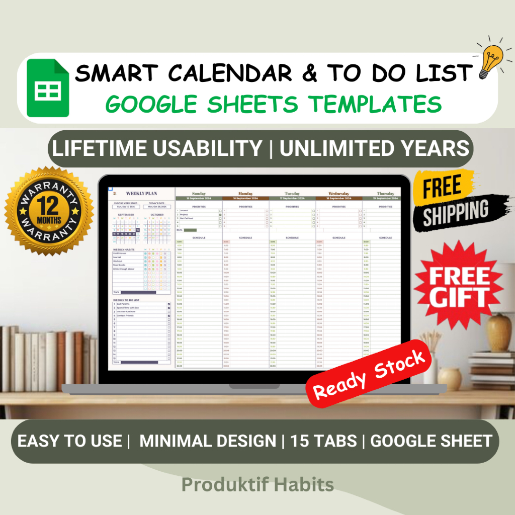 Monthly Calendar To Do List Weekly Planner Daily Planner Student Task ...