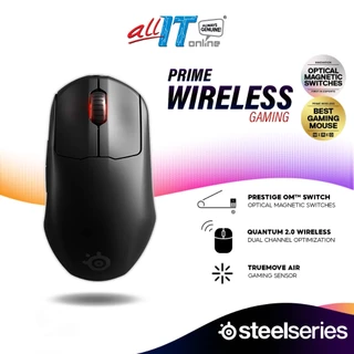 SteelSeries Prime Wired / Wireless Precision Esports Mouse with Lightning fast Prestige OM™ switches, TrueMove Sensor