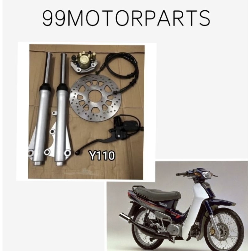 Yamaha Y110 SS y110ss sstwo ss2 front fork set ABSORBER depan disc pump ...