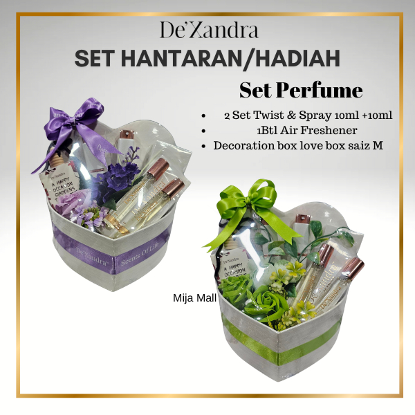 Perfume gift set Birthday for women box hadiah lelaki perempuan