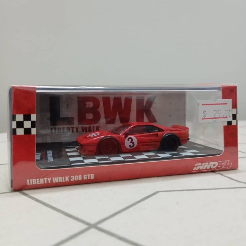 Modelo De Coche Fundido A Escala 1:64 Compatible Con Inno64 Liberty Walk LBWK Ferrari 308 GTB - Foto 11