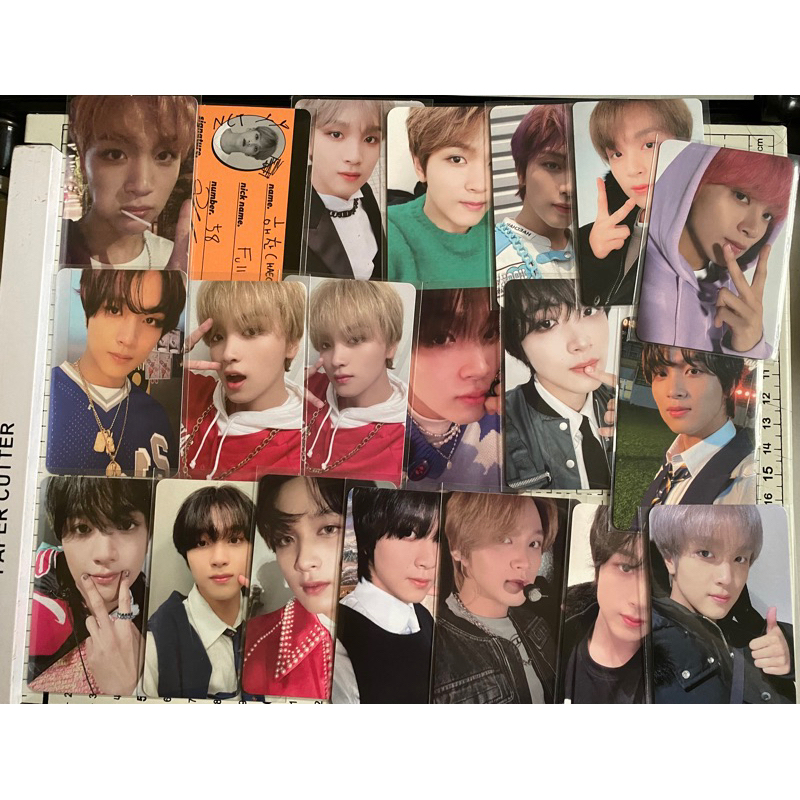 Haechan Photocard Blue to Orange SET sold Official Photocard PC (TRACKED)