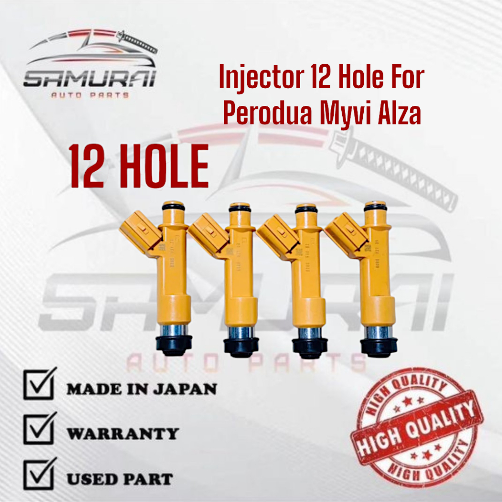 Perodua Myvi Alza Injector 12 Hole fit half cut Used | Shopee Malaysia