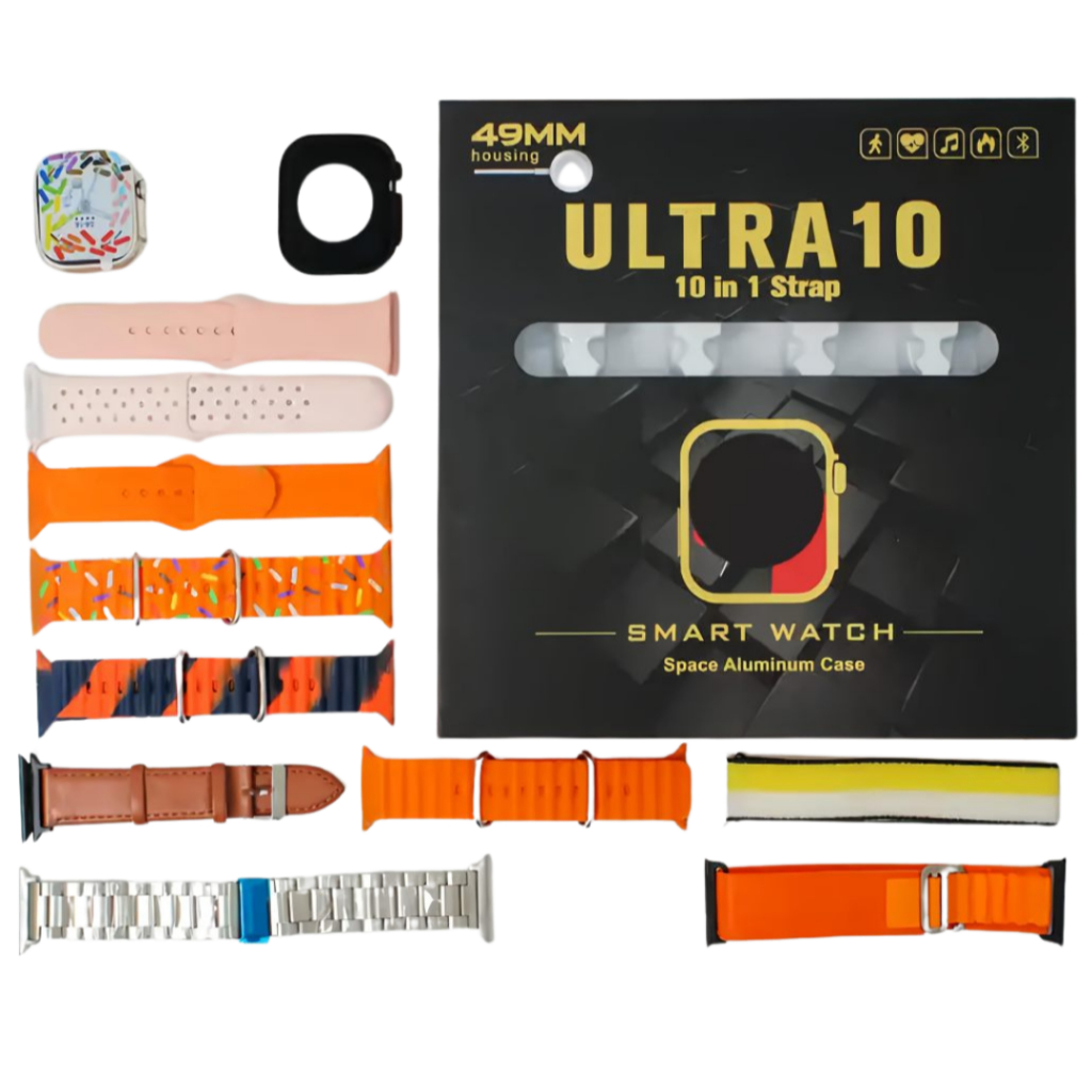 Original Ultra Smart watch 10 in 1 49mm S9 Ultra Wireless Charging 2 ...