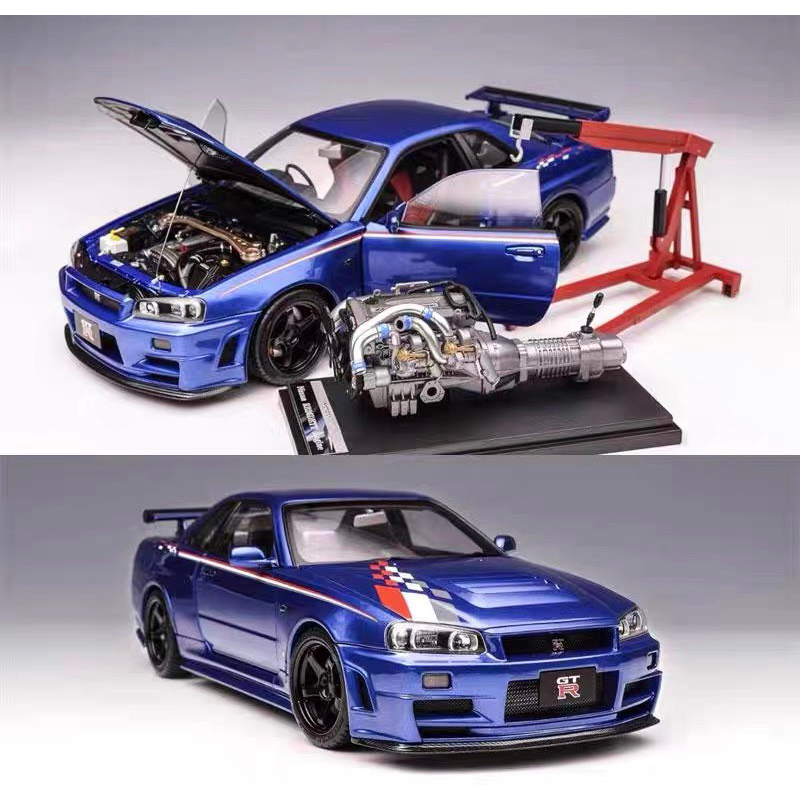 Motorhelix 1:18 Nissan Skyline GTR R34 Z Tune Nismo