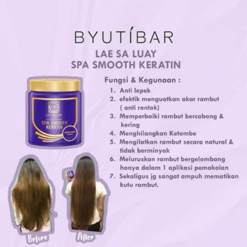 Lae Sa Luay Spa Smooth Keratin 1pc Shopee Malaysia