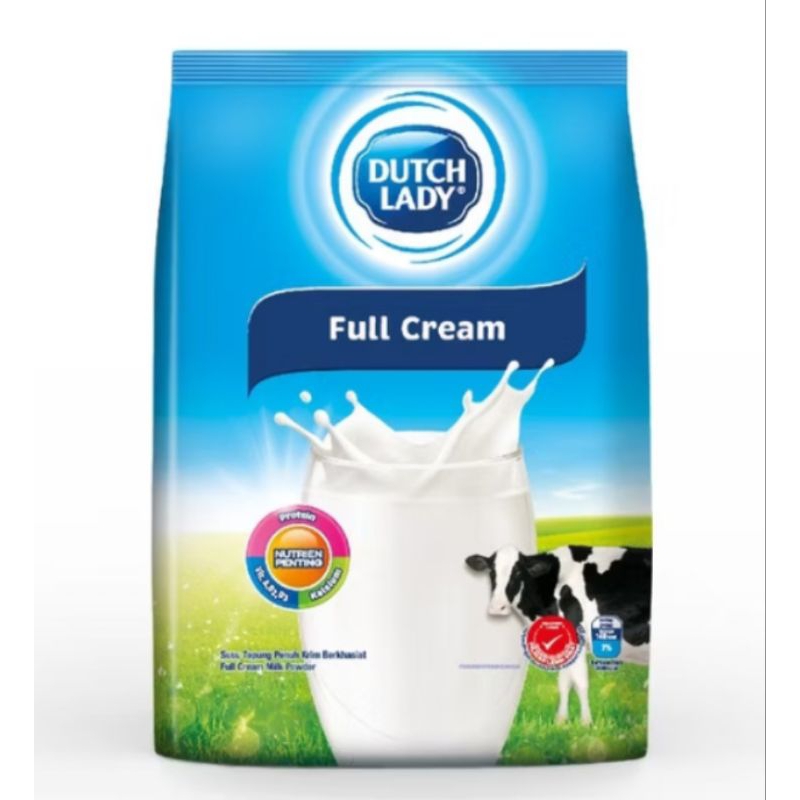 Dutch Lady milk powder (full cream/instant plain/chocolate) 900g ...