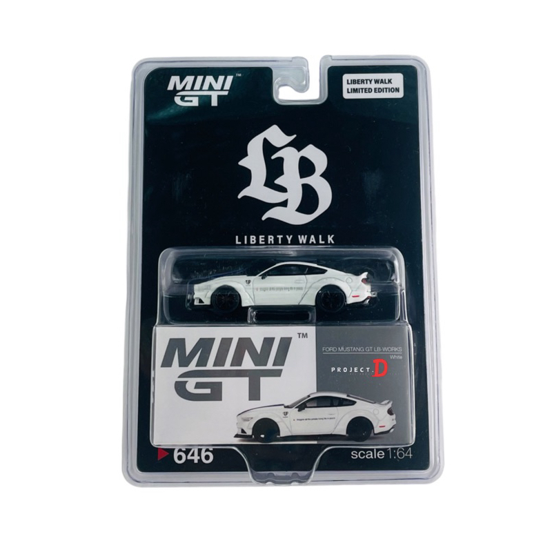 MINIGT#646 LB-WORKS Ford Mustang GT White [LBWK EXCLUSIVE] | Shopee ...