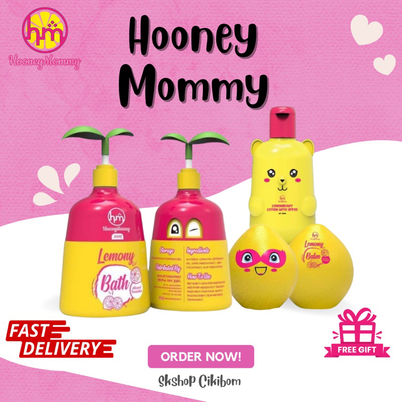 HooneyMommy Bath l Balm l Lotion l Healthy Box l Mandian Lemon l Kulit ...
