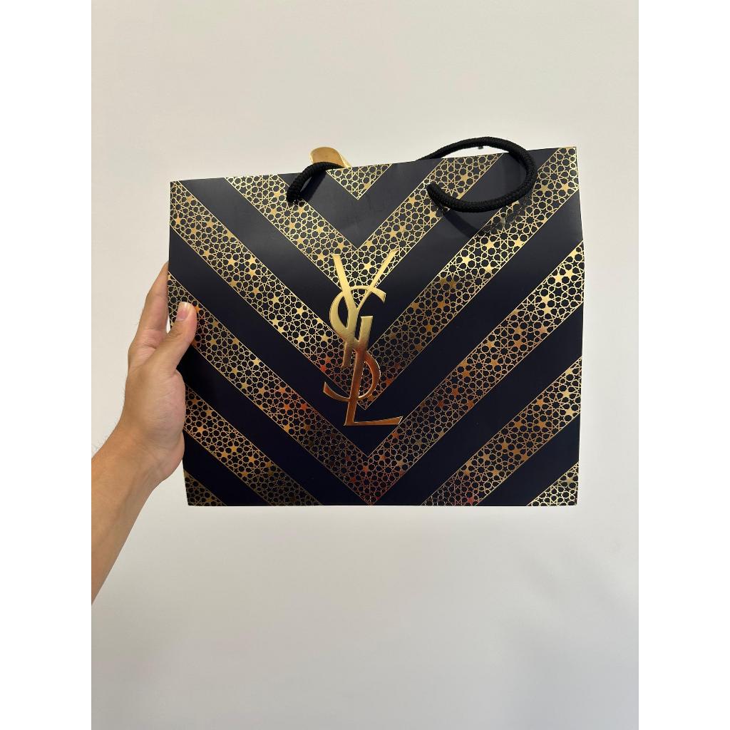 Yves Saint Ysl Paper Bag Shopping Bag Ysl Gift Wrapping Yves Saint