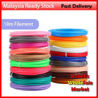 1 set (Vacuum Packaging) 40pcs 3D Pen Filament Refills - PLA - 10 Meter / Piece