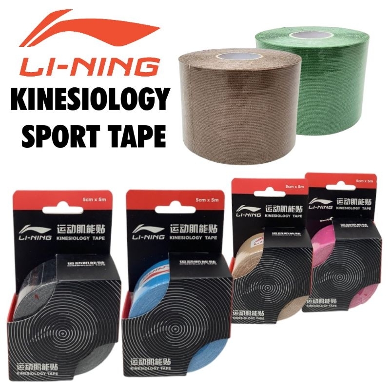 100% Authentic Li-Ning Kinesiology Tape (KT100-1) Sportape | Shopee ...