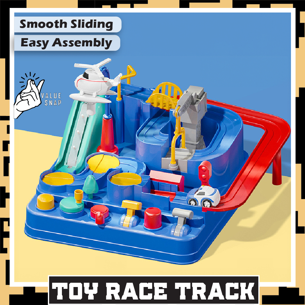 Car Track Race Rail Track Adventure Toy City Rescue Educational ...