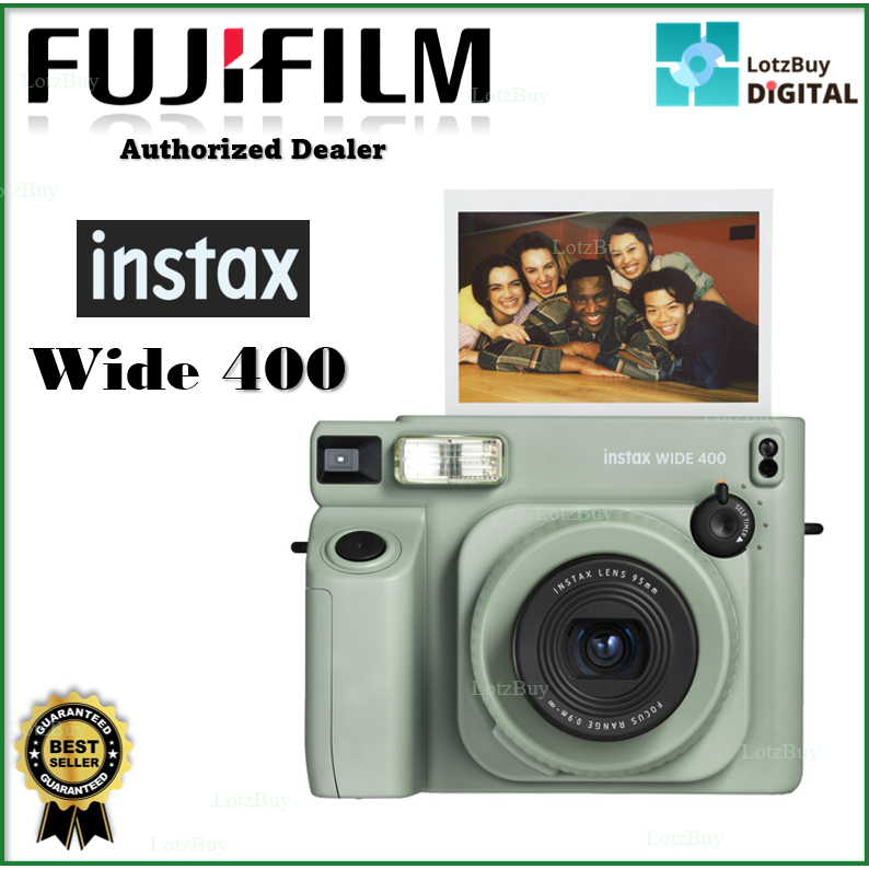 Fujifilm Instax Wide 400 Camera (1 Year Malaysia Warranty) Birthday/Holiday  Gift LotzBuy